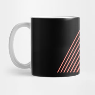 line triangles Mug